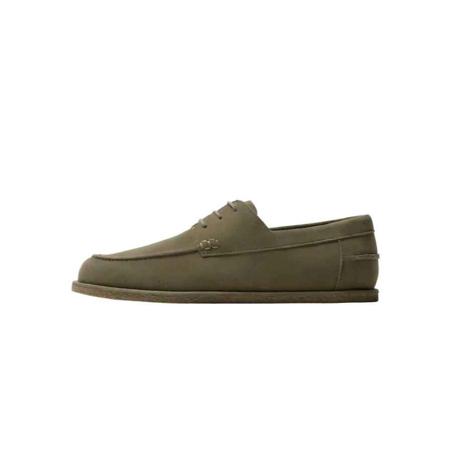 ZARA Boat Shoes Men's Green
