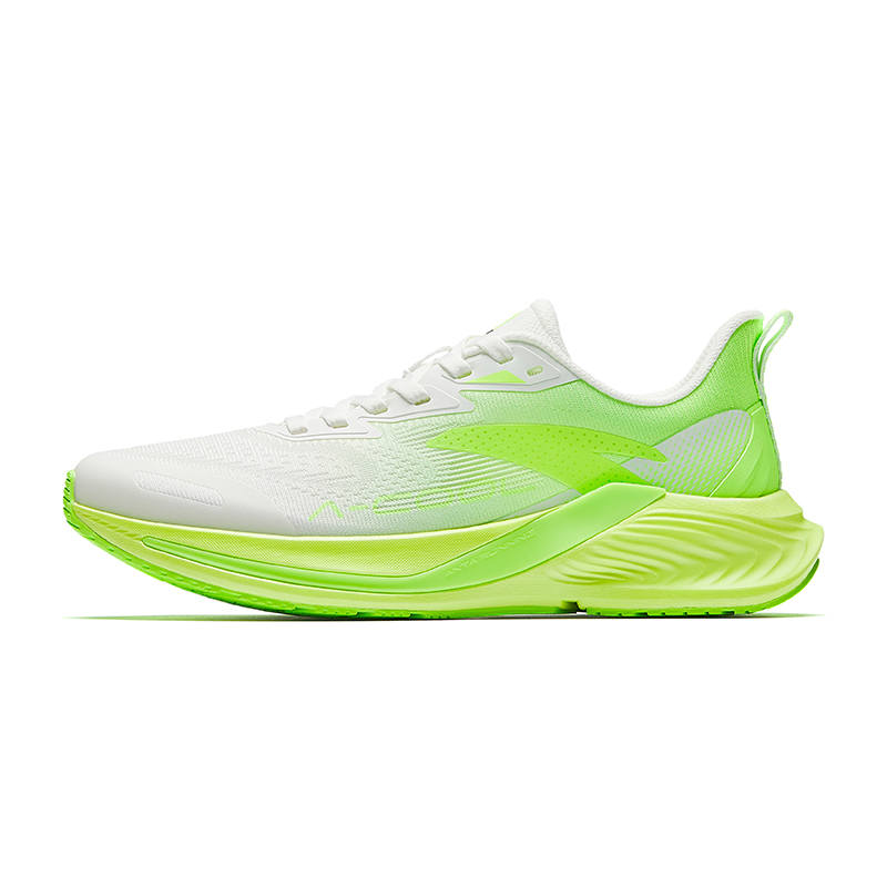 Anta Hydrogen Run Cool Textile, Rubber Low top Running Shoes Women's White