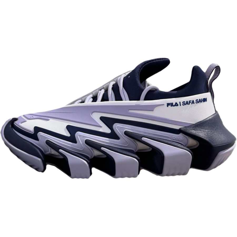 FILA KIDS SAWW Sawtooth Trainers Abrasion Resistant Low top Kids' Running Shoes White Purple Kids'