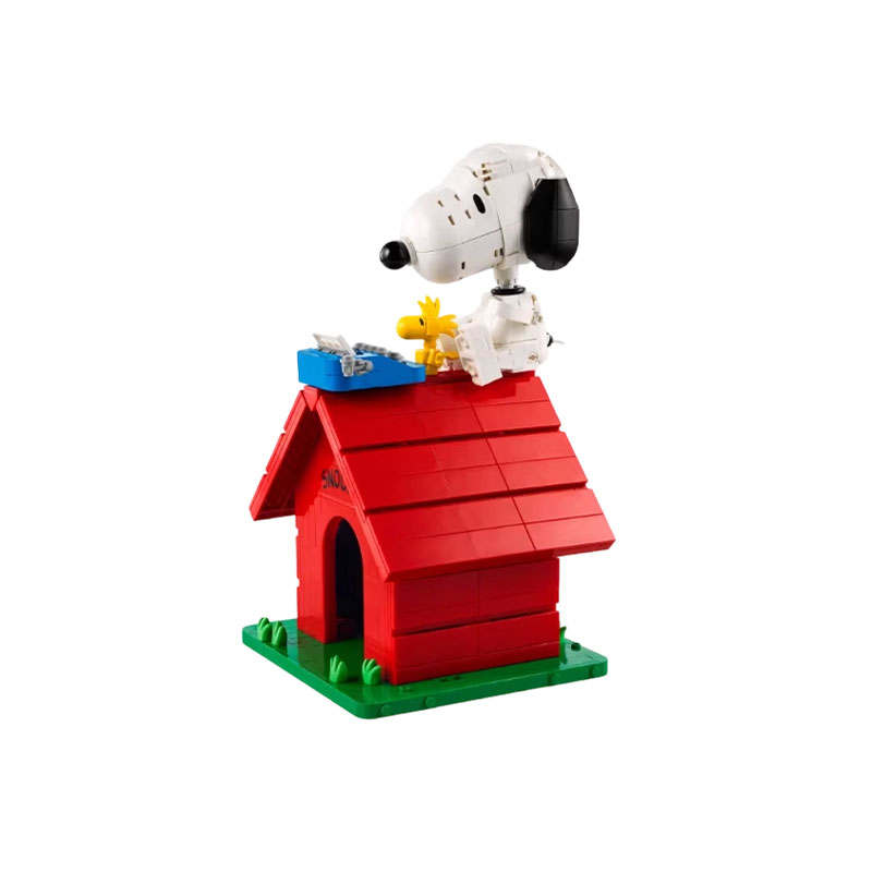 LEGO LEGO Peanuts Comic, Snoopy's Doghouse Red Plastic Building Blocks 964pcs 21368 ABS