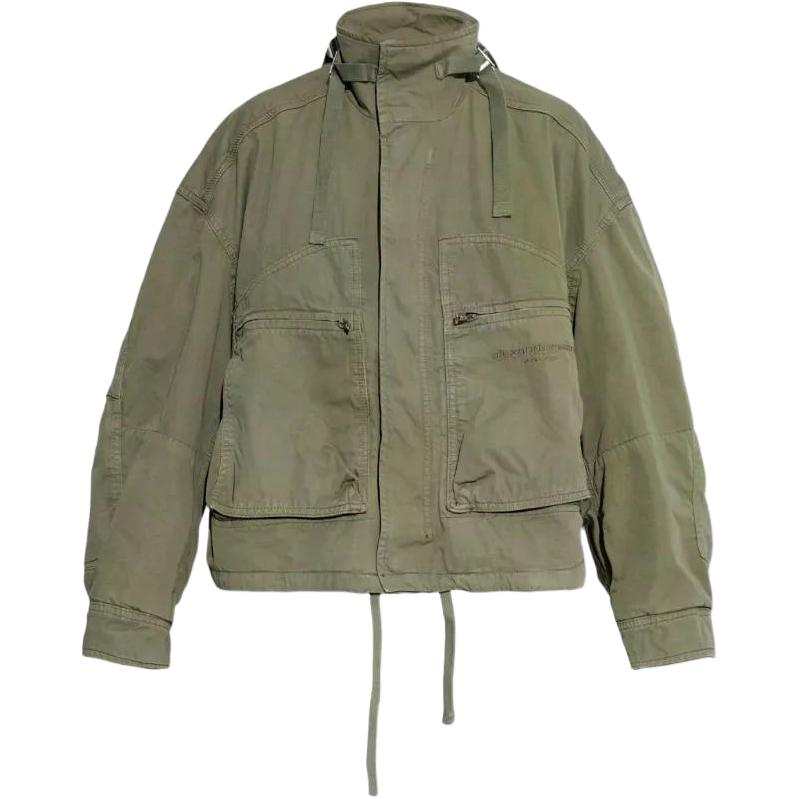 Alexander Wang Alexander Wang logo-embroidered cotton jacket