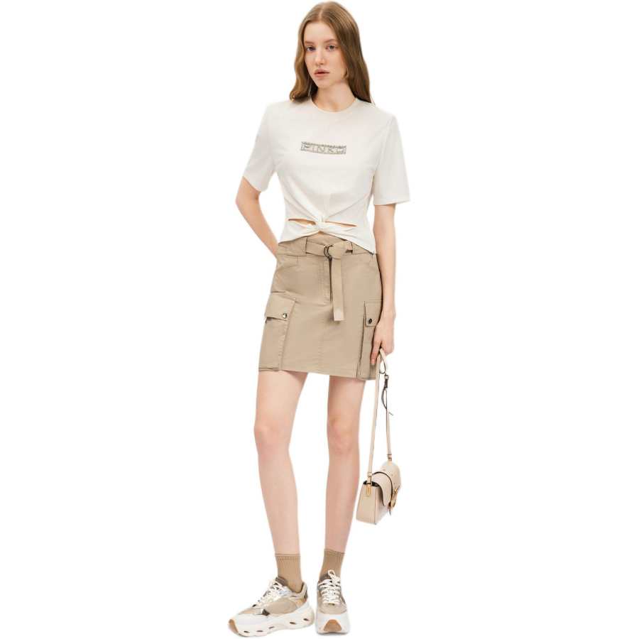 PINKO SS26 Cargo Short Skirts Women's