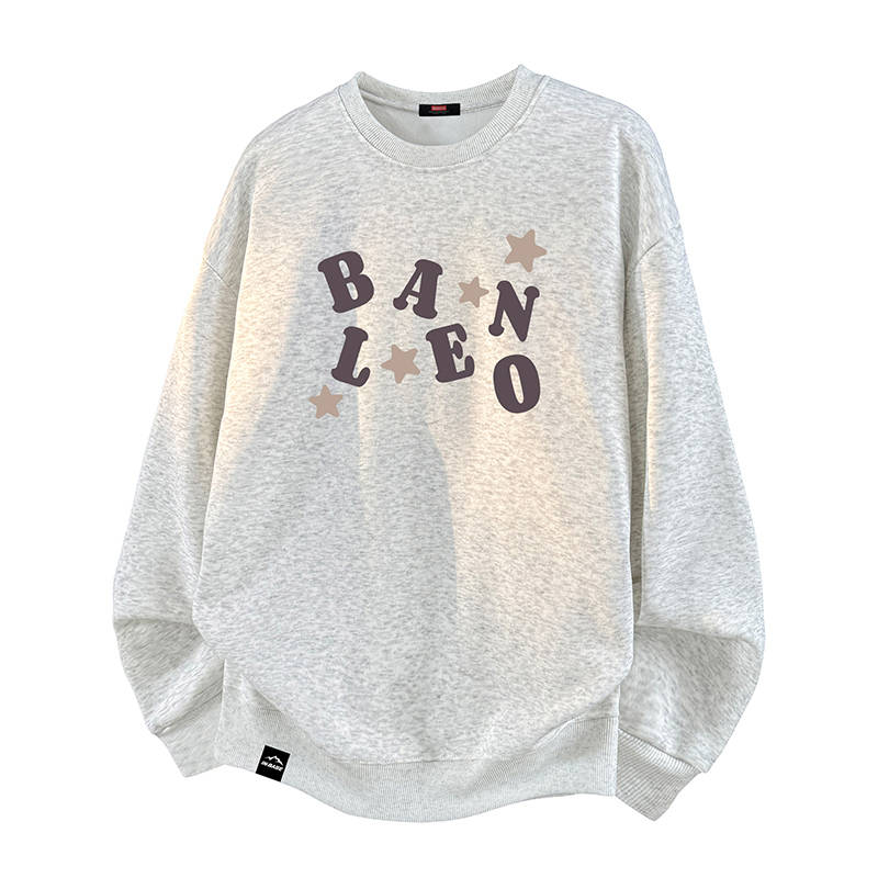 BALENO Sweatshirts Unisex Crew Neck Moderate Heavyweight