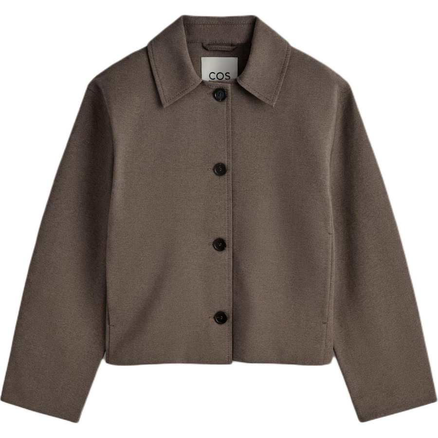 COS COS Jackets Women's Brown Lapel Moderate Other