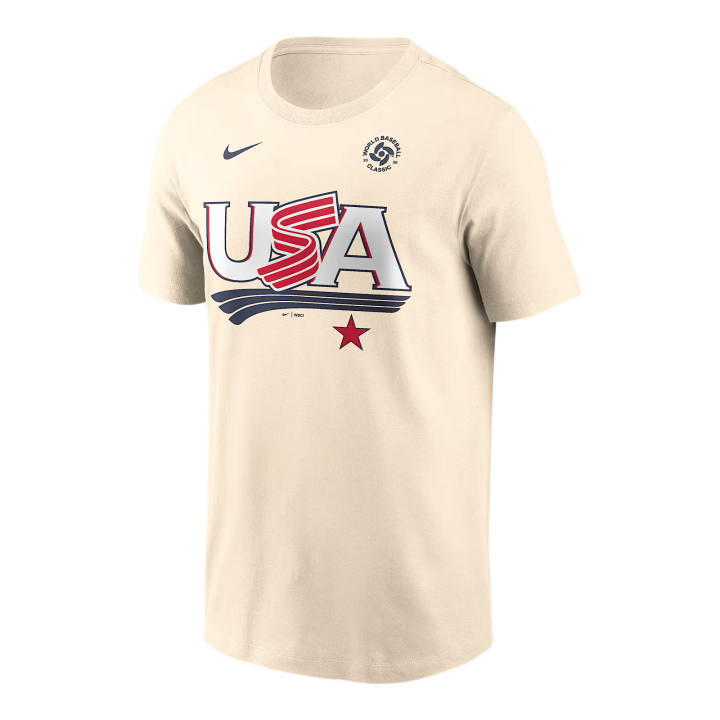 Nike Nike T Shirts Men's Natural Crew Neck Moderate