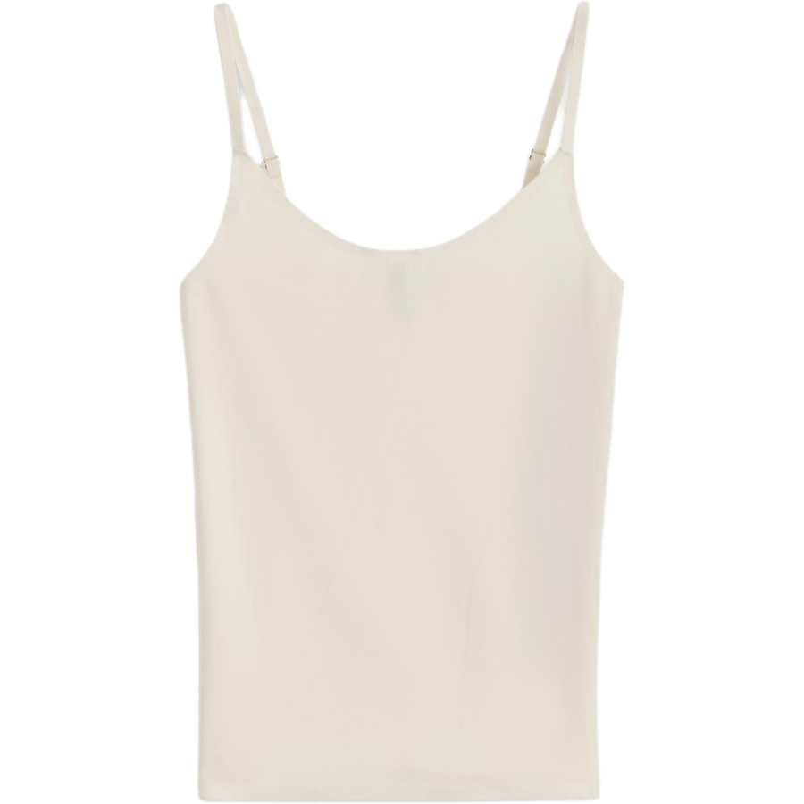 COS Camisoles Women's Ecru U Neck Moderate Other