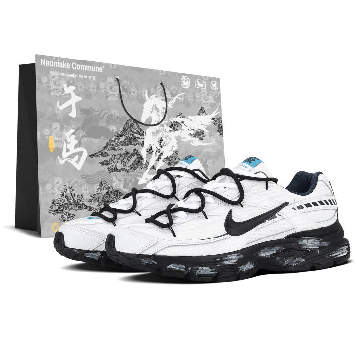 Nike Nike Initiator Low top Casual City Commuting Running Shoes Unisex Black White