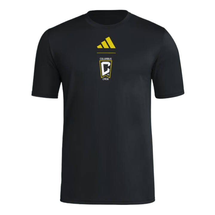 Adidas Adidas T Shirts Men's Black/Multicolor Crew Neck Moderate