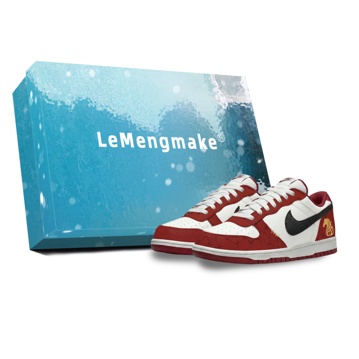Nike Nike Big Lemon Joy Abrasion Resistant Breathable Low top Skateboard Shoes Men's Red
