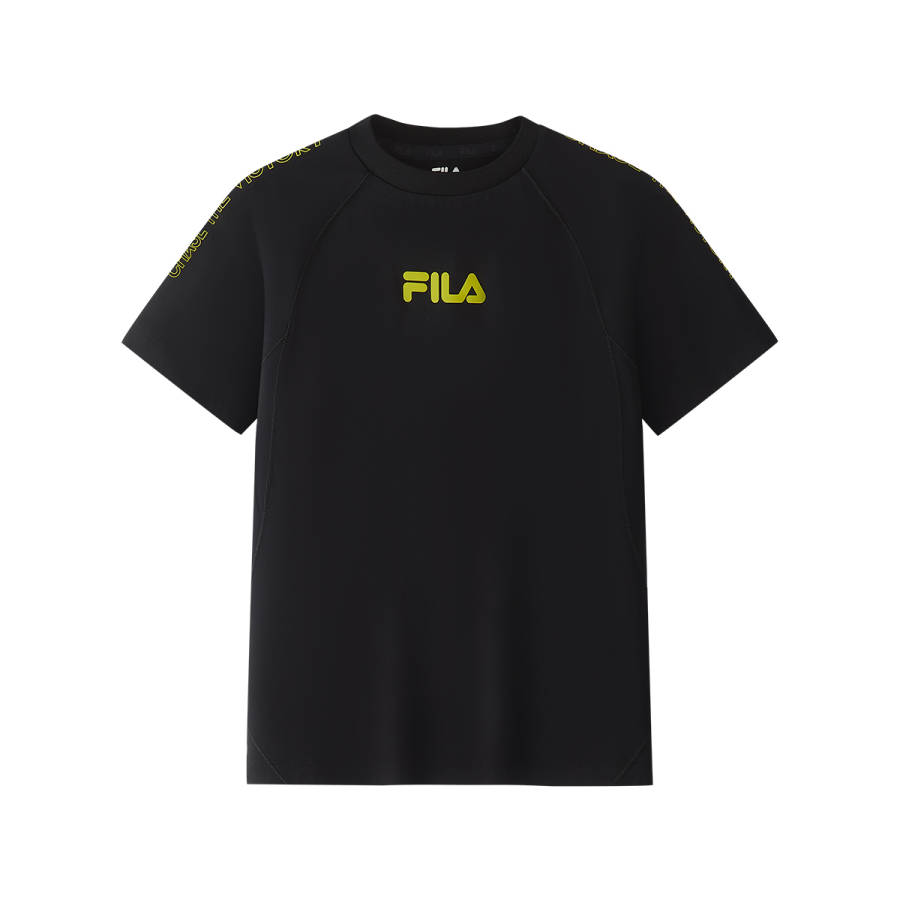 FILA KIDS PERFORMANCE FPF Short Sleeved T Shirts Jet Black Kids'