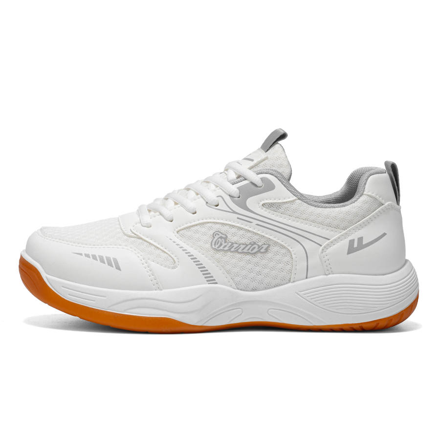 WARRIOR Badminton Shoes Men's Low Top White/Gray, White/Blue, White/Black/Gold