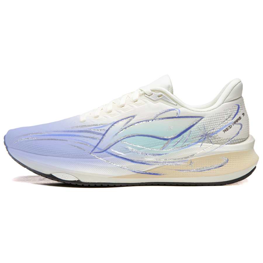 Li-Ning Li Ning Red Hare 9 Cushioning Abrasion Resistant Slip Resistant Low top Running Shoes Men's Silver