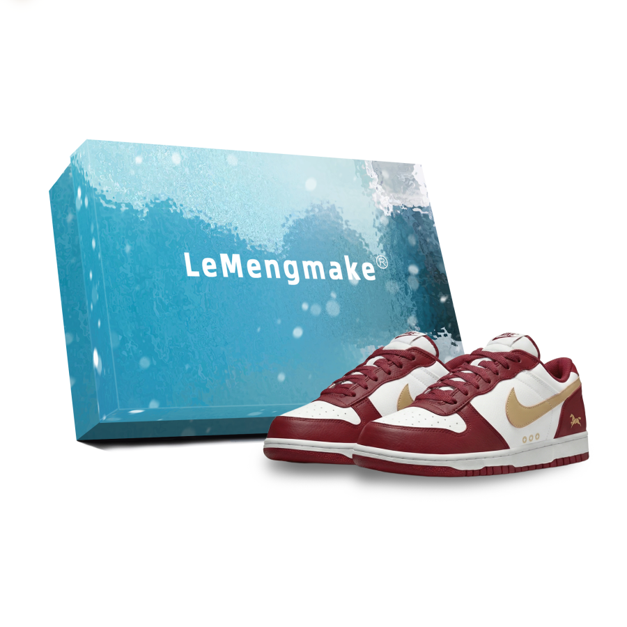 Nike Nike Big Lemon Joy Abrasion Resistant Breathable Low top Skateboard Shoes Men's Red