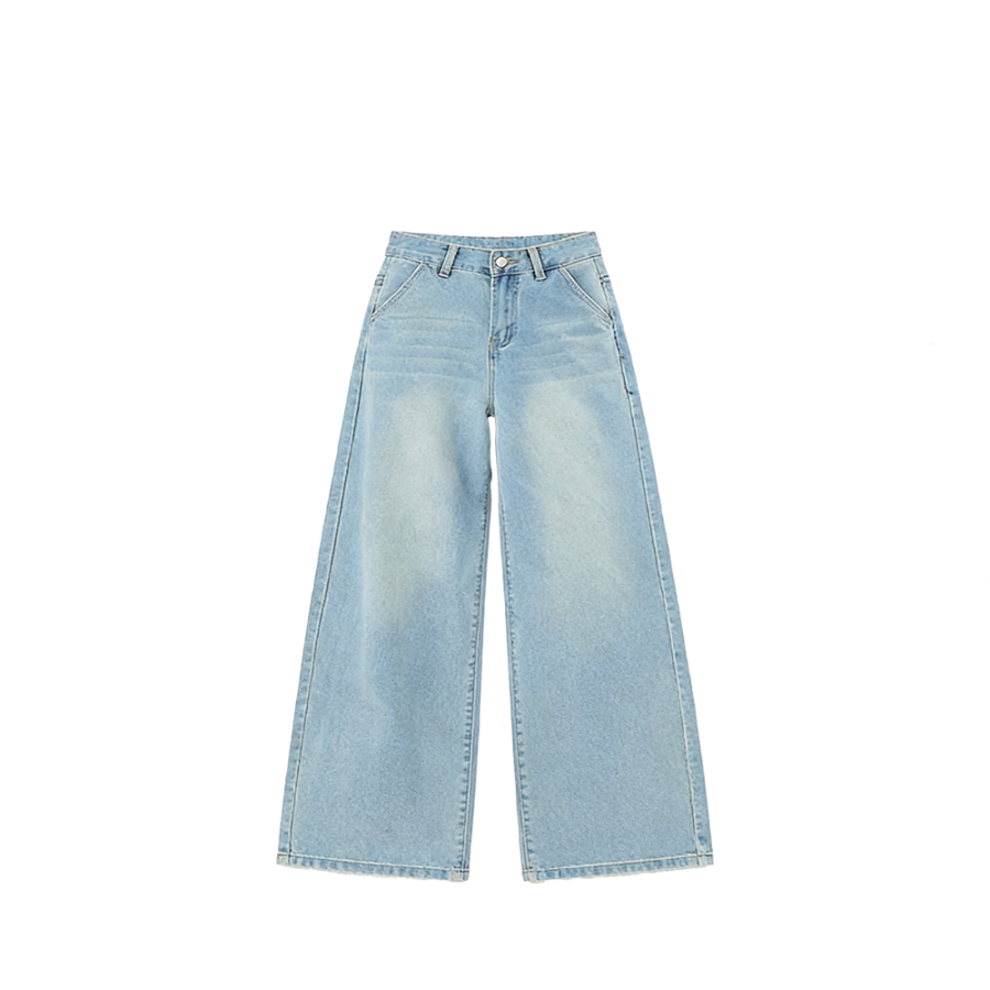 CPAURA Jeans Women's Moderate Wide Leg Pants