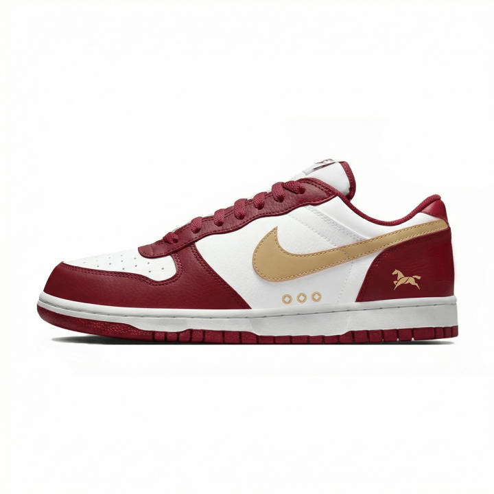 Nike Nike Big Lemon Joy Abrasion Resistant Breathable Low top Skateboard Shoes Men's Red