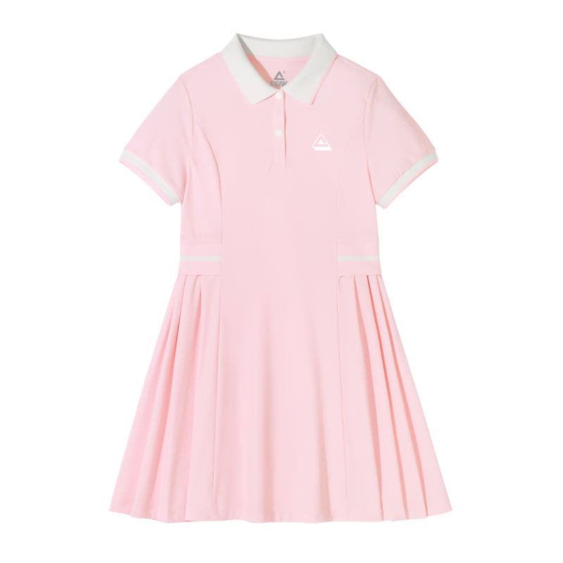 PEAK PEAK Kids Dresses Lapel Moderate Mid Length