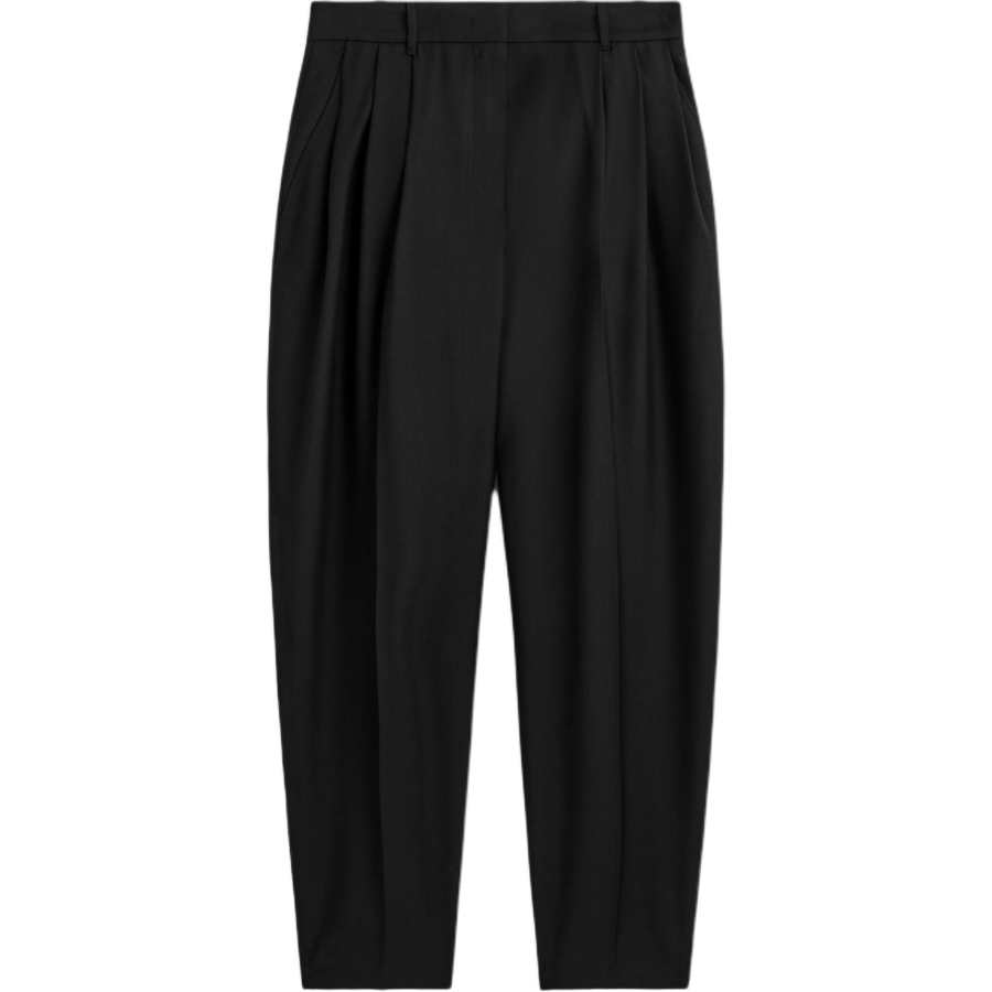 COS Casual Pants Women's Black Moderate Tapered Pants