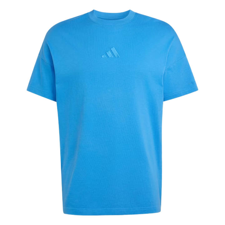 Adidas Adidas All Szn T Shirts Men's Bright Blue Crew Neck Moderate
