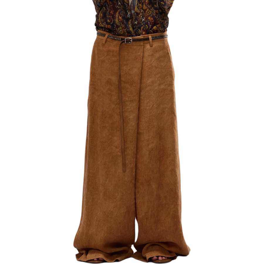 R13 Casual Pants Women's Orange Moderate Wide Leg Pants