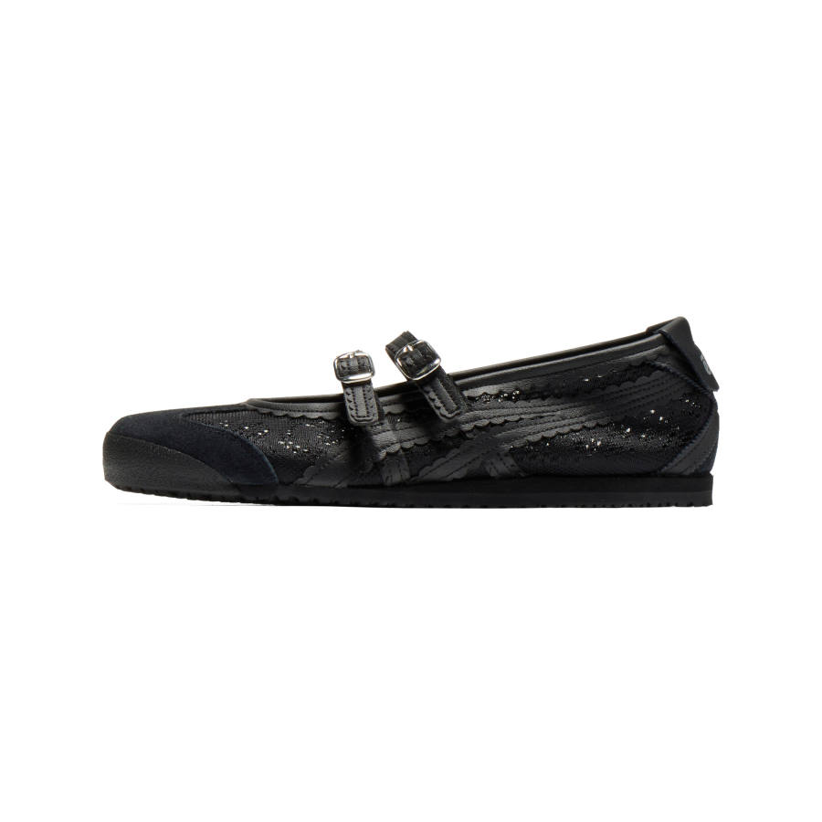 Onitsuka Tiger MEXICO 66 TGRS Fabric Mary Jane Shoes Women's Black