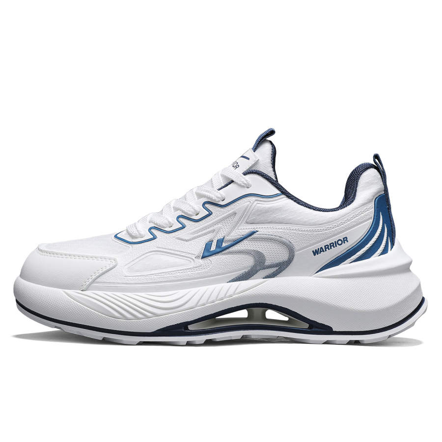 WARRIOR Casual Shoes Men's Low Top White Light Green/White Blue Gray Yellow/White Dark Blue
