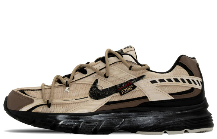 Nike Nike Initiator Cushioning Support Breathable Low top Casual City Commuting Running Shoes Men's Black Beige