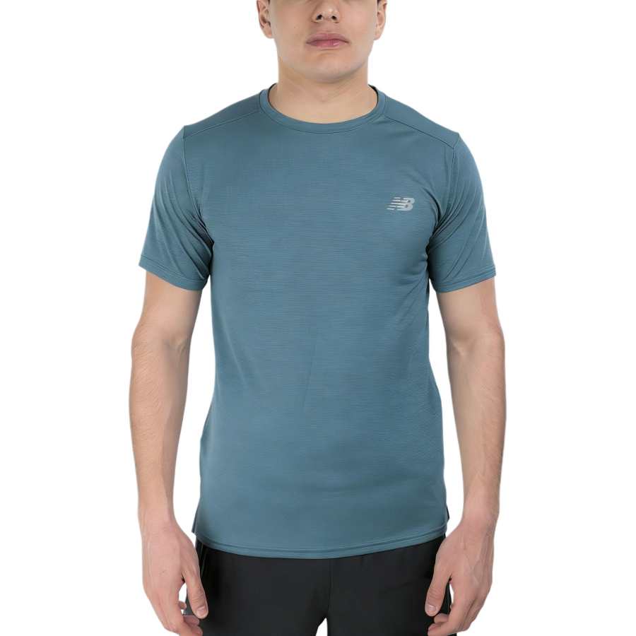 New Balance New Balance T Shirts Men's Blue Crew Neck