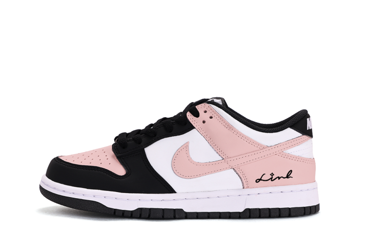 Nike Nike Dunk Coverage Slip Resistant Low top Skateboard Shoes Women's Black Pink