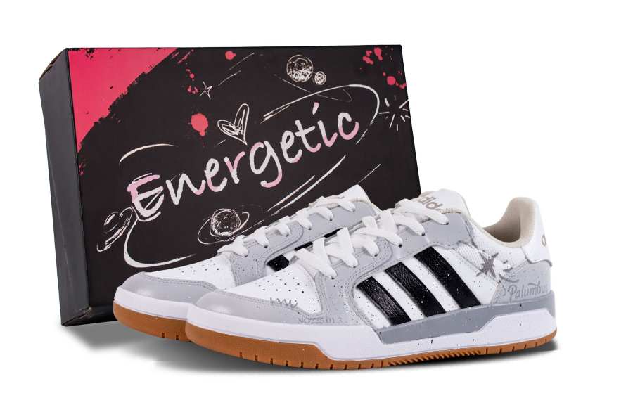 Adidas Neo Entrap Black White Graffiti Low top Skateboard Shoes Unisex Gray White