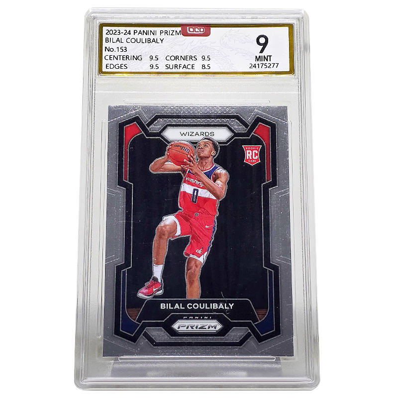 PANINI Prizm Kylian Mbappé Player Card, 2023 Draft, 1st Year Rising Stars RC Card Graded Cards 1 Pc