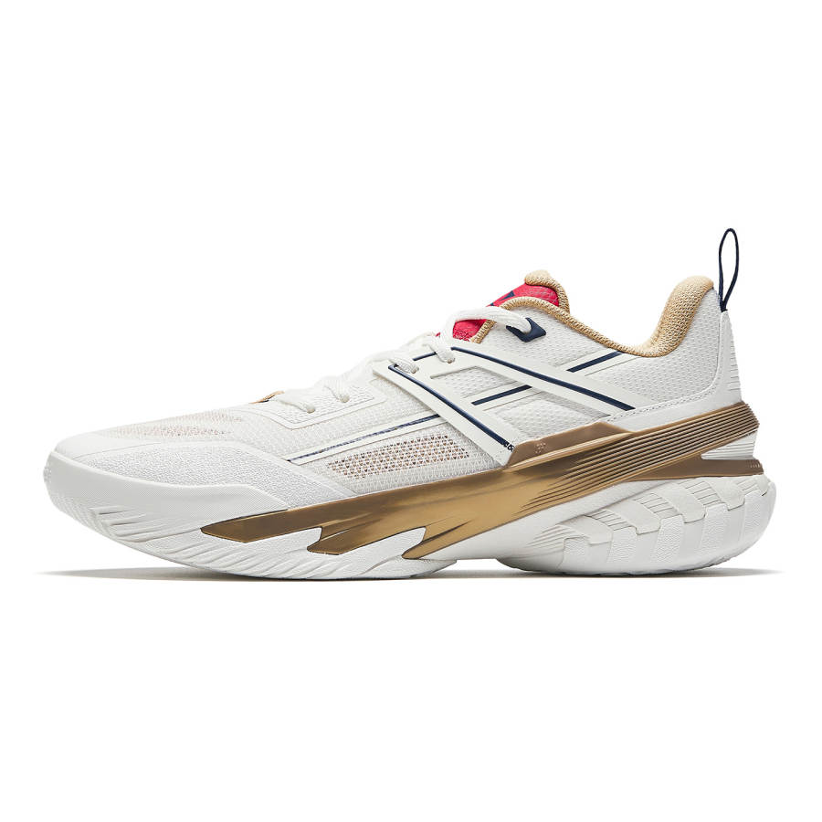 Anta Airspace 6 Low top Basketball Shoes Men's White Gold