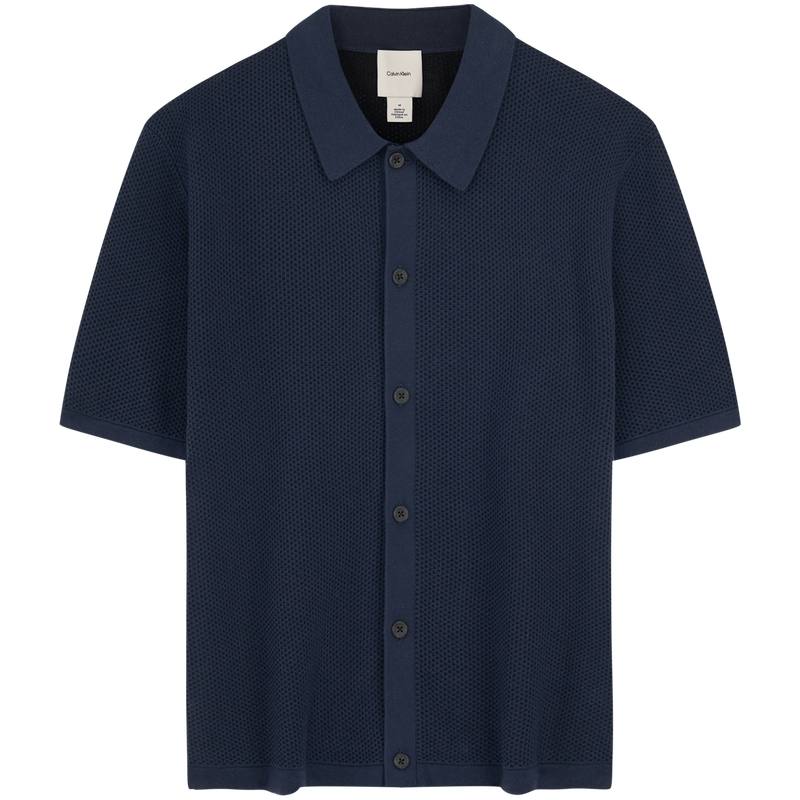 Calvin Klein Knitwear Men's Lapel Moderate