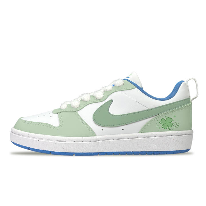 Nike Nike Court Borough YDCC Early Spring Milk Green Abrasion Resistant Slip Resistant Low top Skateboard Shoes Unisex