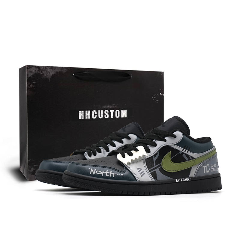 Nike Nike Dunk Landing Plan Synthetic Leather Cushioning Abrasion Resistant Slip Resistant Low top Skateboard Shoes Men's