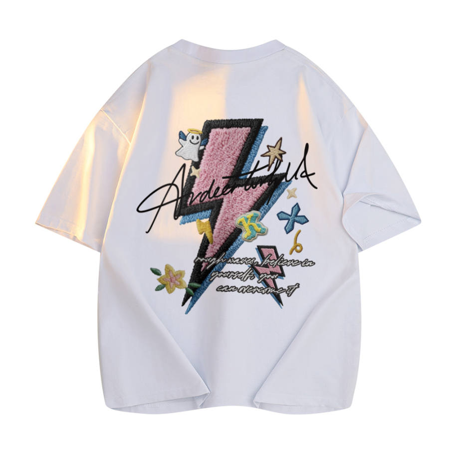 DEERWAY T Shirts Unisex Crew Neck Moderate Straight Fit