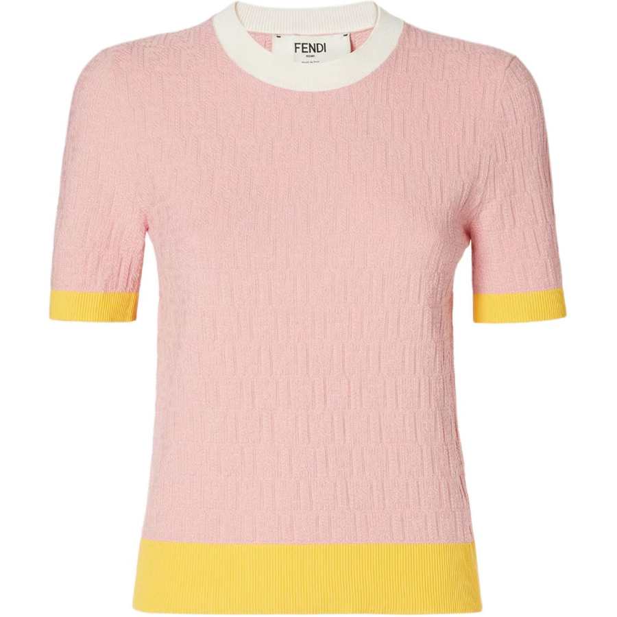 FENDI Fendi logo-pattern T-shirt