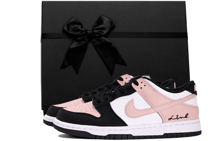 Nike Nike Dunk Coverage Slip Resistant Low top Skateboard Shoes Women's Black Pink