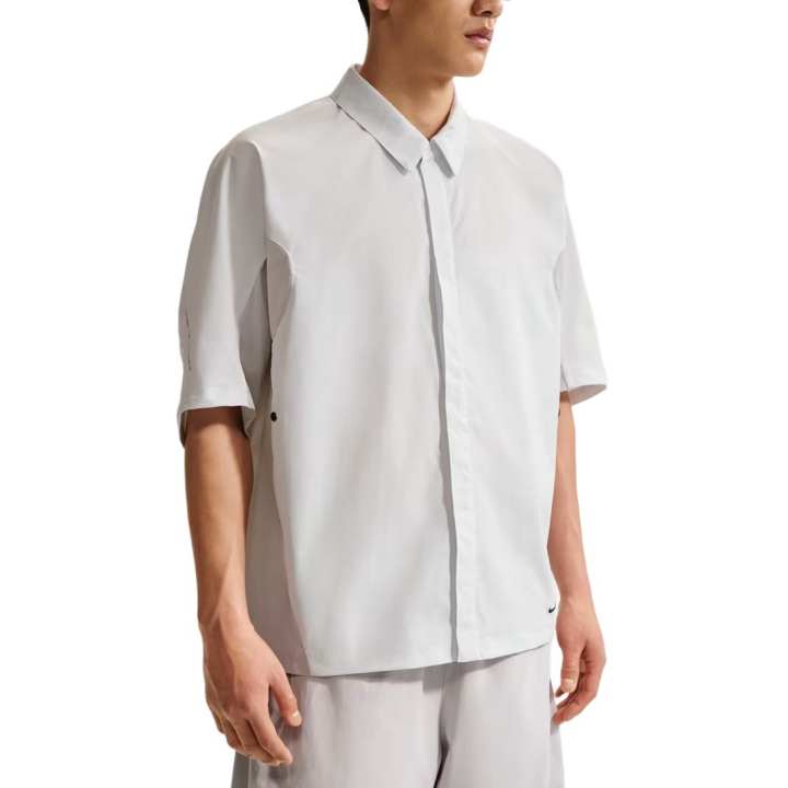 Nike Nike Dri Fit Shirts Men's Ecru/Gray Fog/Black Lapel Moderate Other