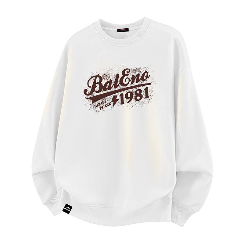 BALENO Sweatshirts Unisex Crew Neck Moderate Heavyweight