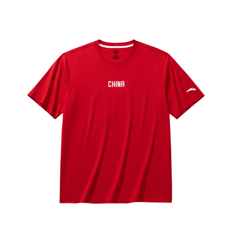 ANTA Anta T Shirt Men's Maple Leaf Red