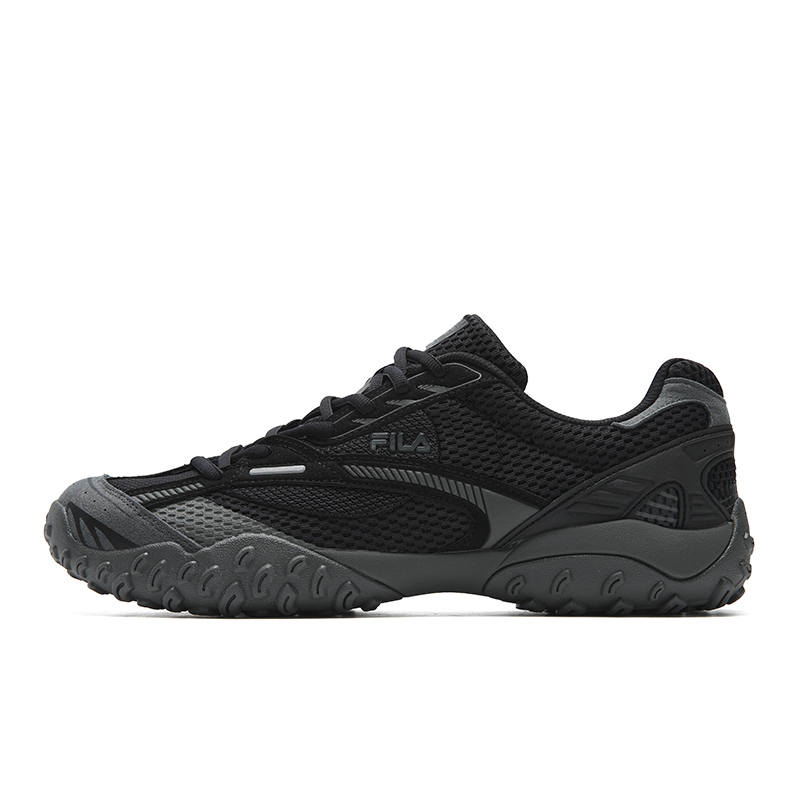 FILA ECHAPPE 2 Abrasion Resistant, Breathable, Lightweight Low top Casual Shoes Men's Gallant Black/Shadow Black Gray