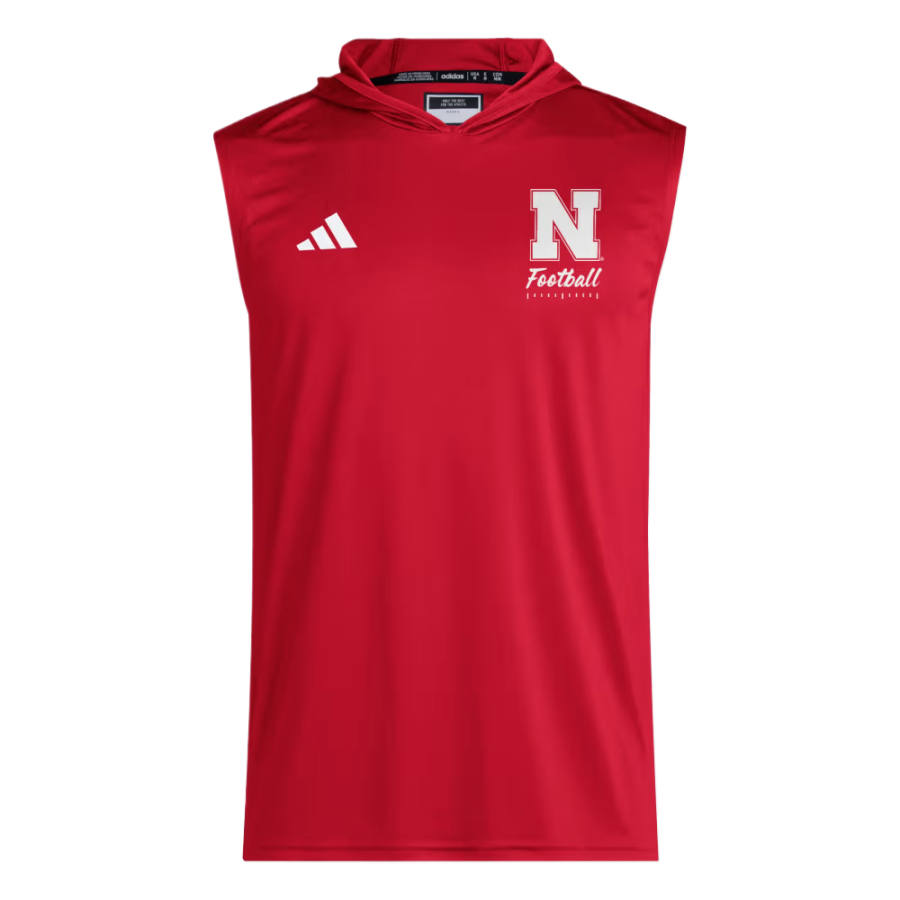 Adidas Adidas D4T Tank Tops Men's Team Power Red/White/Multicolor Hooded Non Detachable Moderate Hooded