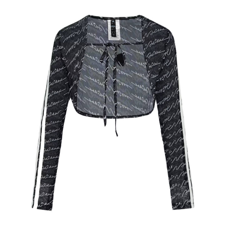 Adidas Adidas Cropped Coats Women's Black/Multicolor Lace Up Moderate