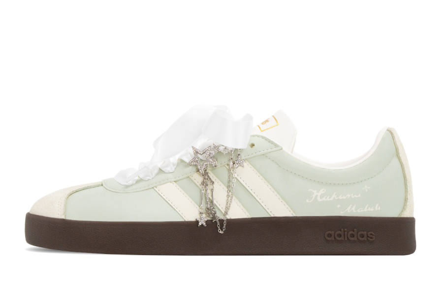 Adidas Adidas VL COURT 2.0 Spring, Sunshine Grassland Cushioning Abrasion Resistant Low top German Army Trainers Women's Green