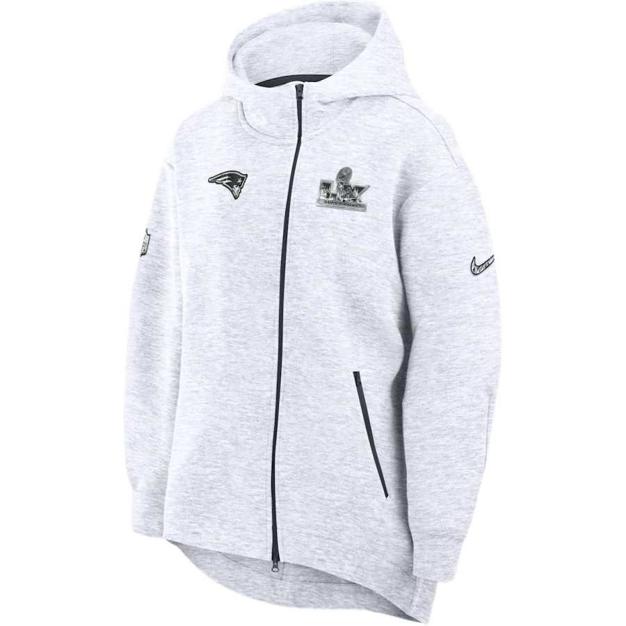 Nike Nike New England Patriots Super Bowl Lx Opening Night Tech Fleece Women's Nike Nfl Full-Zip Hooded Cape