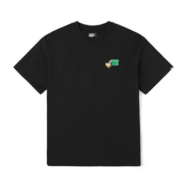 Vans Vans T Shirts Unisex Black Crew Neck Moderate