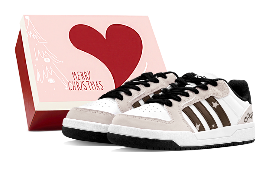 Adidas Adidas ENTRAP Milk Coffee Star Trail, Vintage Versatile, Street Style Abrasion Resistant Slip Resistant Low top