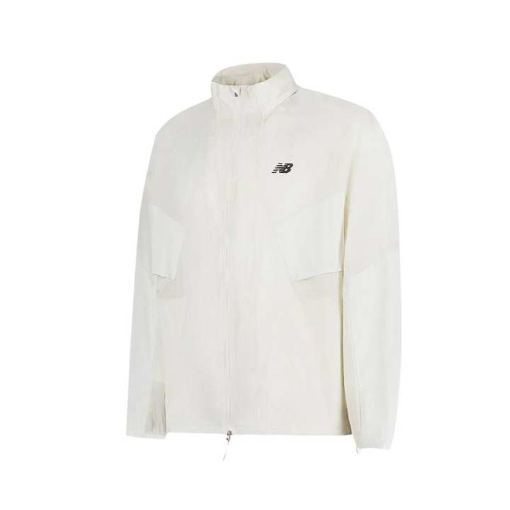 New Balance New Balance Running Jackets Men's White Stand Collar Moderate Other