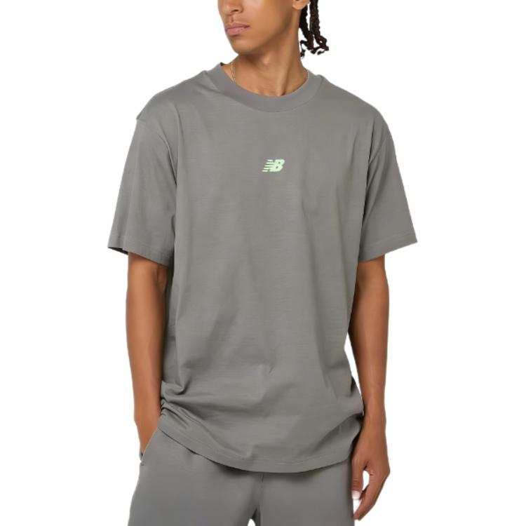 New Balance New Balance T Shirts Men's Gray Crew Neck