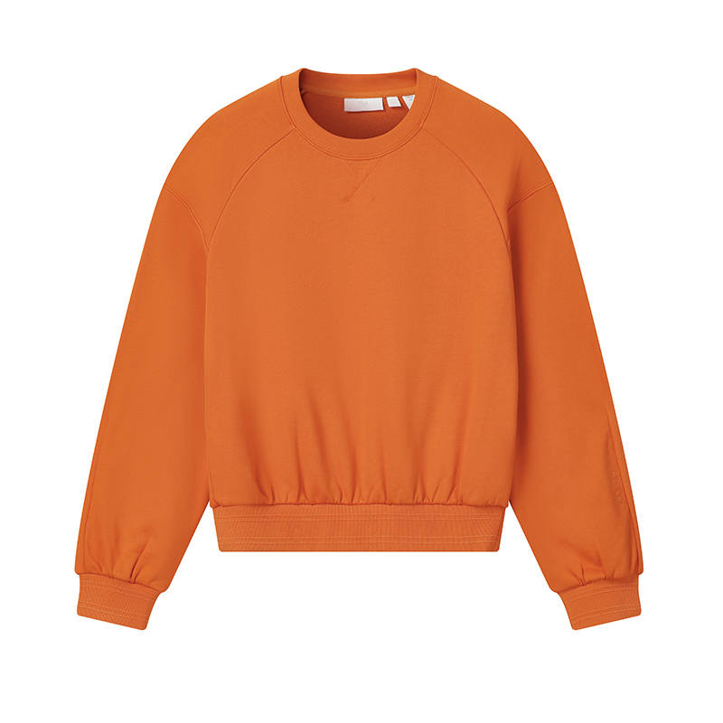 FILA MILANO Sweatshirts Women's Mogan Orange Crew Neck Moderate